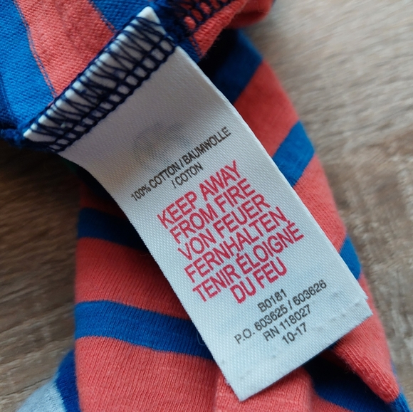 Mini Boden vguc/euc stripey tee 6-7 - Picture 10 of 15